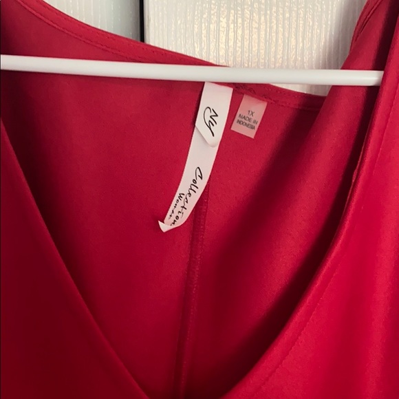 NWT 1x red plus size dress - Picture 4 of 8